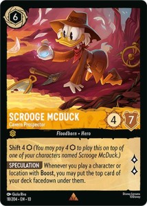 Disney Lorcana: Scrooge McDuck - Cavern Prospector (10WHI)