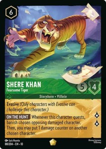 Disney Lorcana: Shere Khan - Fearsome Tiger (10WHI)
