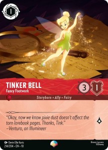 Disney Lorcana: Tinker Bell - Fancy Footwork (Epic) (10WHI)