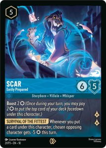 Disney Lorcana: Scar - Eerily Prepared (PR3)