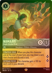 Disney Lorcana: Namaari - Single-Minded Rival (Foil) (8JAF)