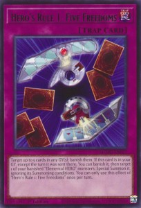 Yu-Gi-Oh! TCG: Hero's Rule 1: Five Freedoms (MZMU)