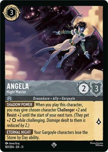 Disney Lorcana: Angela - Night Warrior (11WSP)