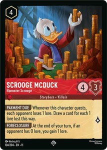 Disney Lorcana: Scrooge McDuck - Ebenezer Scrooge (11WSP)