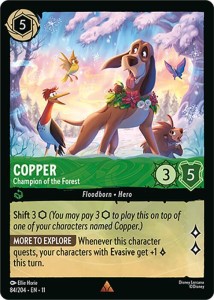 Disney Lorcana: Copper - Champion of the Forest (11WSP)
