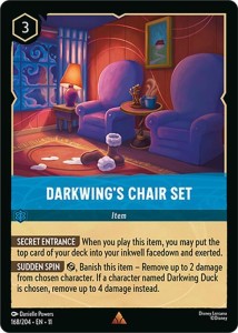 Disney Lorcana: Darkwing's Chair Set (11WSP)