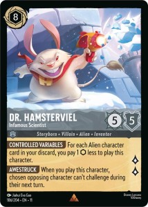 Disney Lorcana: Dr. Hamsterviel - Infamous Scientist (11WSP)