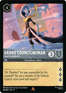 Disney Lorcana: Grand Councilwoman - Galactic Authority (11WSP)