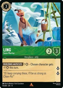 Disney Lorcana: Ling - Snow Warrior (11WSP)