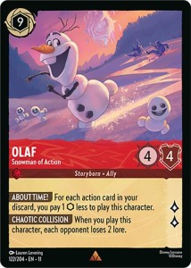 Disney Lorcana: Olaf - Snowman of Action (11WSP)