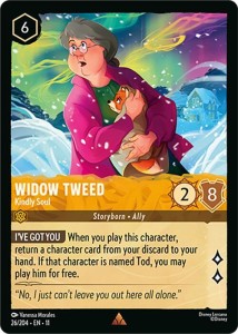 Disney Lorcana: Widow Tweed - Kindly Soul (11WSP)