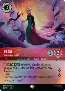 Disney Lorcana: Elsa - Concerned Sister (Epic) (11WSP)
