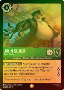 Disney Lorcana: John Silver - Alien Pirate (Foil) (9FAB)