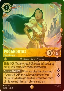 Disney Lorcana: Pocahontas - Peacekeeper (Foil) (11WSP)