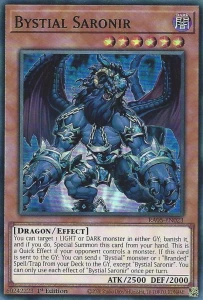 Yu-Gi-Oh! TCG: Bystial Saronir (SR) (RA05)