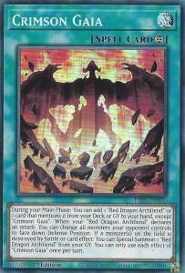 Yu-Gi-Oh! TCG: Crimson Gaia (SR) (RA05)