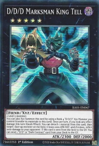 Yu-Gi-Oh! TCG: D/D/D Marksman King Tell (SR) (RA05)