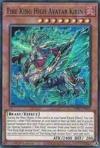 Yu-Gi-Oh! TCG: Fire King High Avatar Kirin (SR) (RA05)