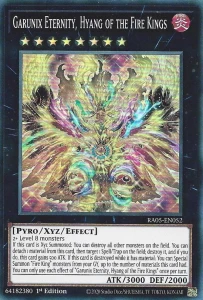 Yu-Gi-Oh! TCG: Garunix Eternity, Hyang of the Fire Kings (SR) (RA05)