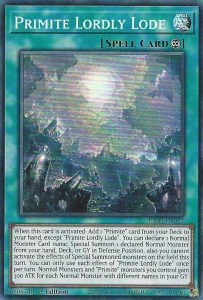 Yu-Gi-Oh! TCG: Primite Lordly Lode (SR) (RA05)