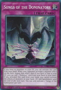 Yu-Gi-Oh! TCG: Songs of the Dominators (SR) (RA05)