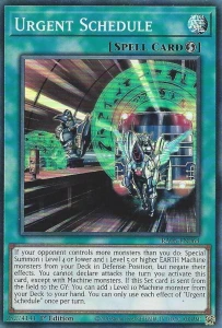 Yu-Gi-Oh! TCG: Urgent Schedule (SR) (RA05)