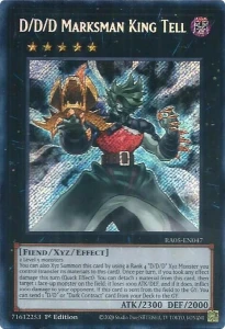 Yu-Gi-Oh! TCG: D/D/D Marksman King Tell (ScR) (RA05)