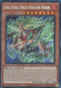 Yu-Gi-Oh! TCG: Fire King High Avatar Kirin (ScR) (RA05)