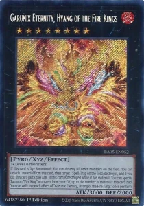 Yu-Gi-Oh! TCG: Garunix Eternity, Hyang of the Fire Kings (ScR) (RA05)