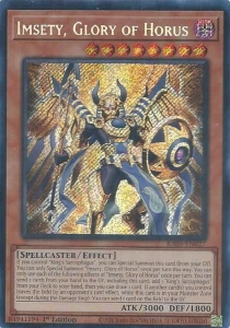 Yu-Gi-Oh! TCG: Imsety, Glory of Horus (ScR) (RA05)