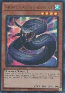 Yu-Gi-Oh! TCG: Night Sword Serpent (UR) (RA05)
