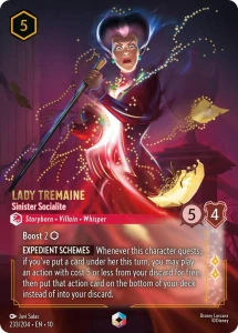Disney Lorcana: Lady Tremaine - Sinister Socialite (ENCH) (10WHI)
