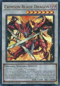 Yu-Gi-Oh! TCG: Crimson Blade Dragon (BLZD)