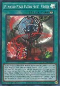 Yu-Gi-Oh! TCG: Plundered Power Patron Plane - Vidolia (BLZD)