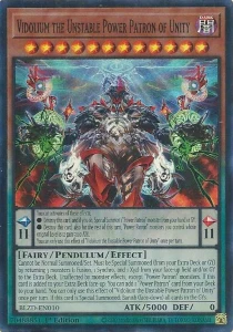 Yu-Gi-Oh! TCG: Vidolium the Unstable Power Patron of Unity (BLZD)