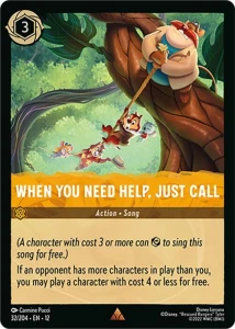 Disney Lorcana: When You Need Help, Just Call (12WIL)