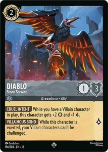 Disney Lorcana: Diablo - Stone Servant (12WIL)