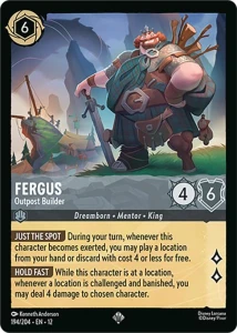 Disney Lorcana: Fergus - Outpost Builder (12WIL)