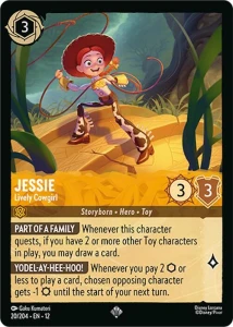 Disney Lorcana: Jessie - Lively Cowgirl (12WIL)