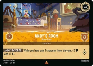 Disney Lorcana: Andy's Room - Home Base (12WIL)