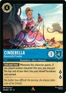 Disney Lorcana: Cinderella - Resourceful Traveler (12WIL)