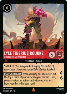 Disney Lorcana: Lyle Tiberius Rourke - Crystallized Commander (12WIL)