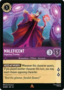 Disney Lorcana: Maleficent - Imperious Traveler (12WIL)