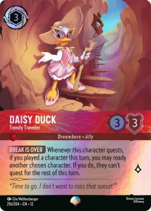 Disney Lorcana: Daisy Duck - Trendy Traveler (Epic) (12WIL)