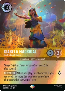 Disney Lorcana: Isabela Madrigal - Such a Lovely Voice (Epic) (12WIL)