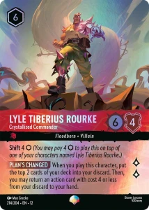 Disney Lorcana: Lyle Tiberius Rourke - Crystallized Commander (Epic) (12WIL)