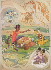 Disney Lorcana: Zestaw puzzle Wilds Unknown (12WIL)