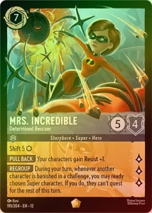 Disney Lorcana: Mrs. Incredible - Determined Rescuer (Foil) (12WIL)
