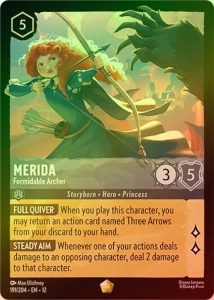 Disney Lorcana: Merida - Formidable Archer (Foil) (12WIL)