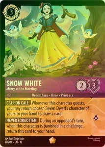 Disney Lorcana: Snow White - Merry as the Morning (Foil) (12WIL)